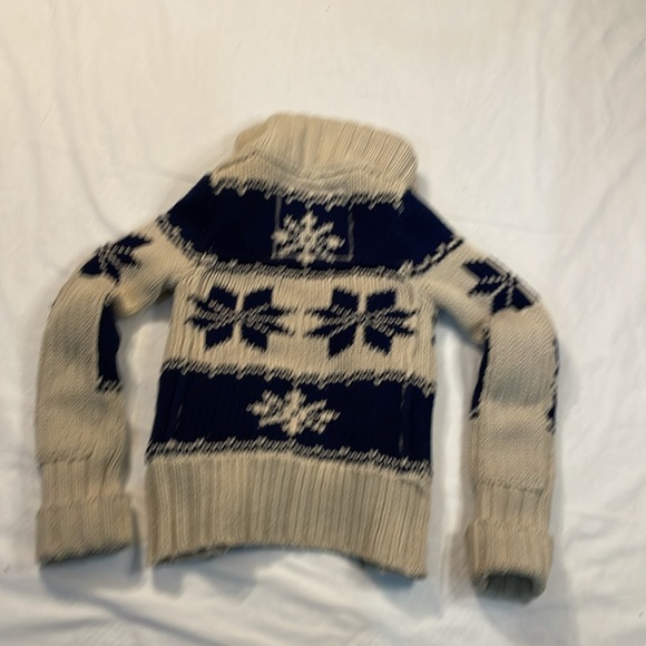 SUPERDRY Women’s Knitwear Wool Blend Chunky Sherpa Jacket Size Small - Picture 5 of 8